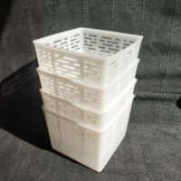 Motlles quadrats per 500 g de formatge fresc (4 unitats)